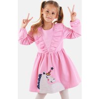 Denokids Shirtkleid "Glitter Unicorn" 1 Stk. tlg. mit Einhorn-Applikation in Glitzerstoff Denokids Shirtkleid "Glitter Unicorn" 1 Stk. tlg. mit Einhorn-Applikation in Glitzerstoff von Denokids