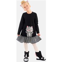 Denokids Shirtkleid "Silver Leopard" 1 Stk. tlg. mit Glitzer-Leoparden-Aufdruck Denokids Shirtkleid "Silver Leopard" 1 Stk. tlg. mit Glitzer-Leoparden-Aufdruck von Denokids