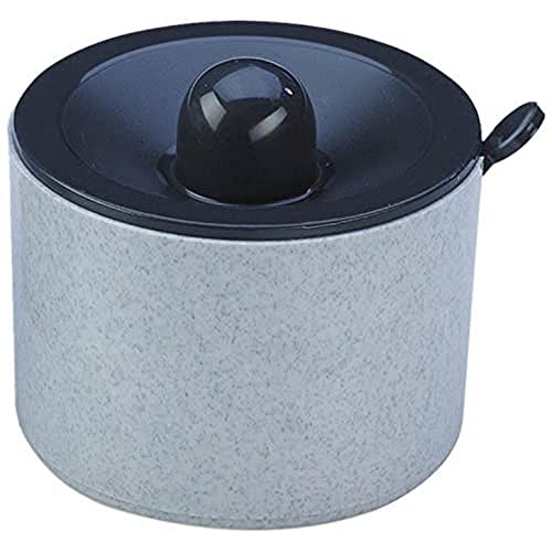 Denox DEN262 1 Zuckerdose Granit, Kunststoff, Granitgrau, 10 cm von Denox