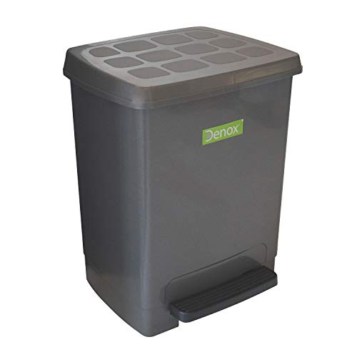 Denox DEN097 Pedalbin Classic 26 Liter, Metall, 340 x 330 x 450 mm Denox DEN097 Pedalbin Classic 26 Liter, Metall, 340 x 330 x 450 mm von Denox