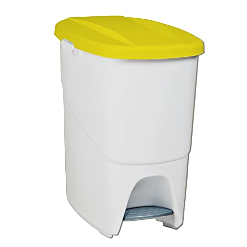 Denox Ecosystem Abfalleimer, 25 l Zentimeter Amarillo y Blanco von Denox