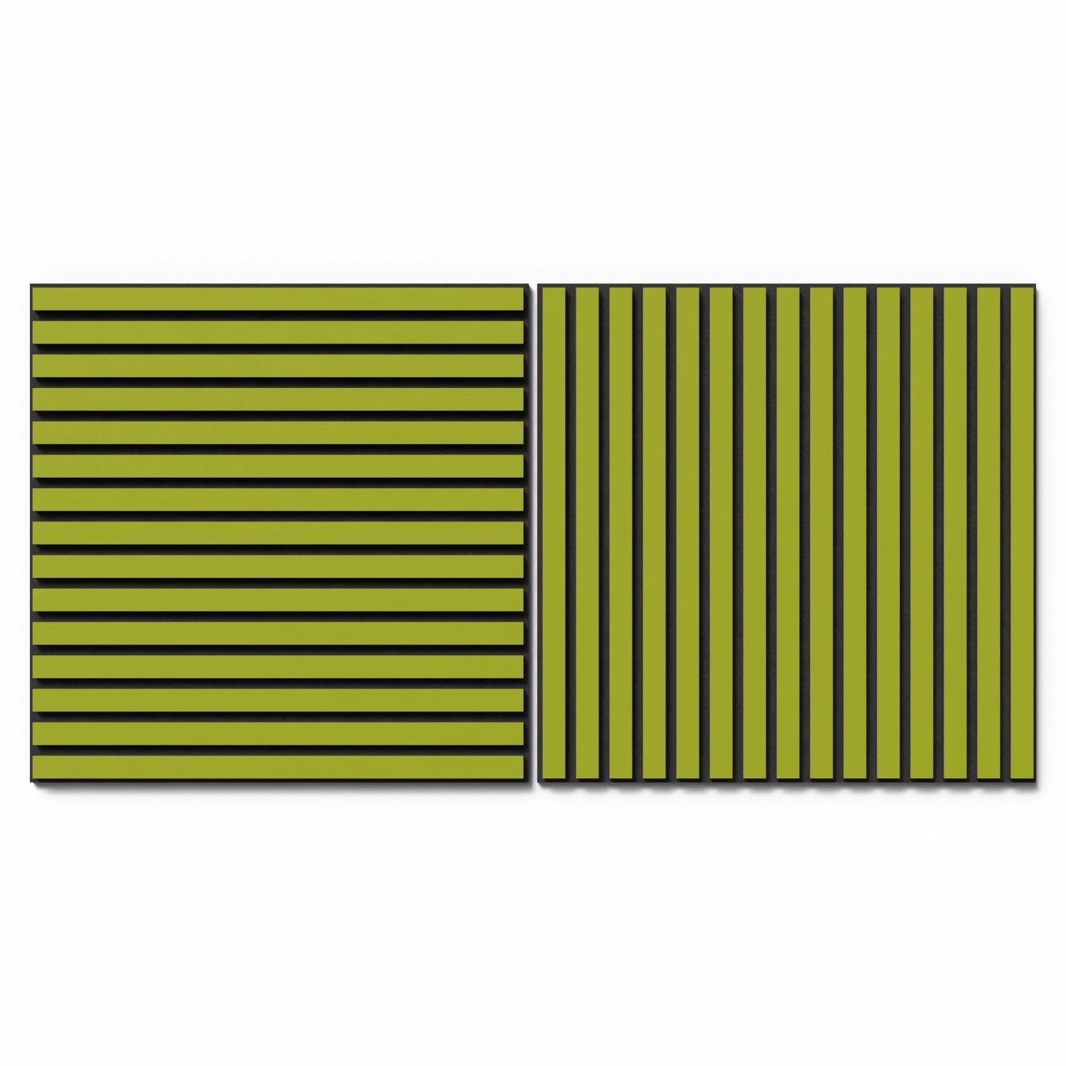 Akustikpaneel Lino Spring Green MDF Schwarz Filz Schwarz 60 cm x 60 cm 2 Stück Akustikpaneel Lino Spring Green MDF Schwarz Filz Schwarz 60 cm x 60 cm 2 Stück von Denpanels
