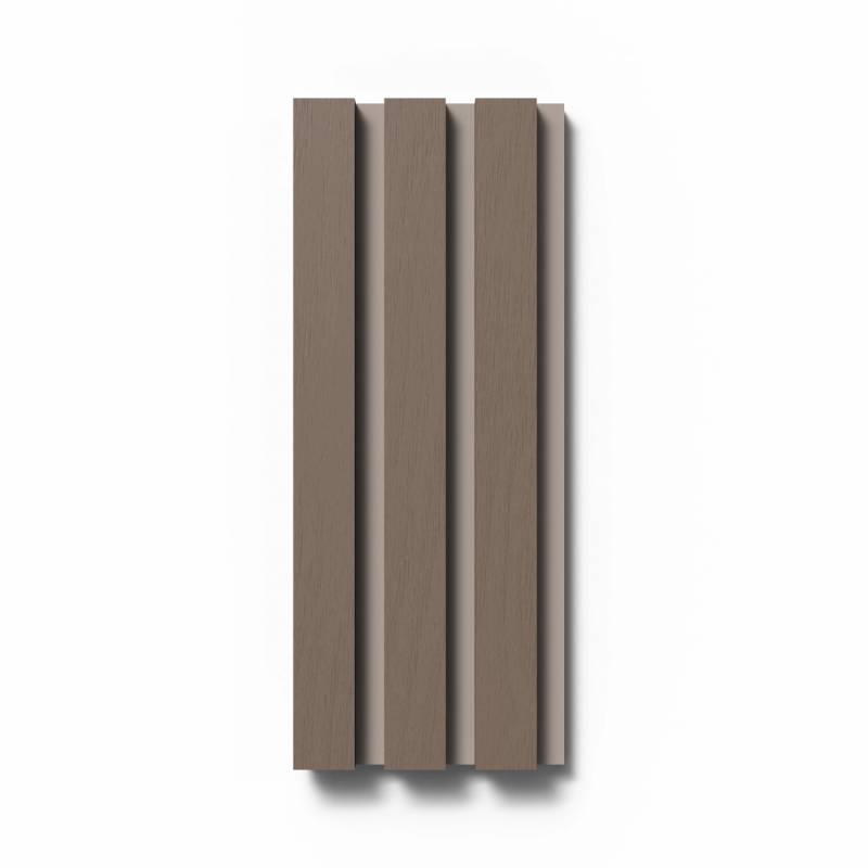 Akustikpaneel-Muster Nussbaum Unbehandelt MDF Schwarz Filz Braun 29,5 x 15 cm von Denpanels