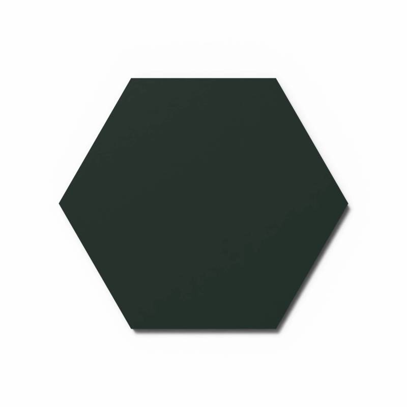 Designpaneel Hexagon Lino Conifer Clear MDF Schwarz 50 cm x 50 cm 3 Stück von Denpanels