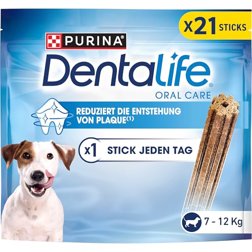 Dentalife PURINA Zahnpflege-Snacks im Maxipack für Kleine bis Große Hunde, Reduziert Zahnsteinbildung, 5 x 345 g Dentalife PURINA Zahnpflege-Snacks im Maxipack für Kleine bis Große Hunde, Reduziert Zahnsteinbildung, 5 x 345 g von Dentalife