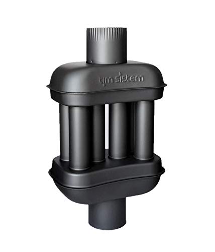 TimSistem 120mm Abgaswärmetauscher Warmlufttauscher Rauchrohr Kaminrohr Rauchgaskühler Abgasrohrdurchmesser (60 cm) von Denvel