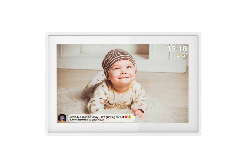 Denver Frameo PFF-1021 Digitaler Bilderrahmen (25.7 cm/10.1 ", 800 x 1280 px Pixel, 16 GB) von Denver