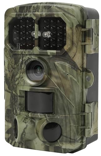 Denver WCT-8026 Wildkamera mit Handyübertragung App – 48 MP Wildtierkamera mit Nachtsicht Bewegungsmelder – Überwachungskamera mit Aufzeichnung – Wildkamera WLAN – IP65 wasserdicht – Bluetooth 5.0 von Denver