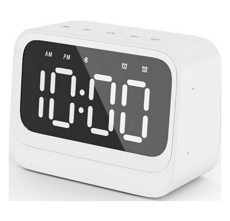 Denver Wecker Denver EC-53W Quarz Wecker Weiß Alarmzeiten 2 von Denver
