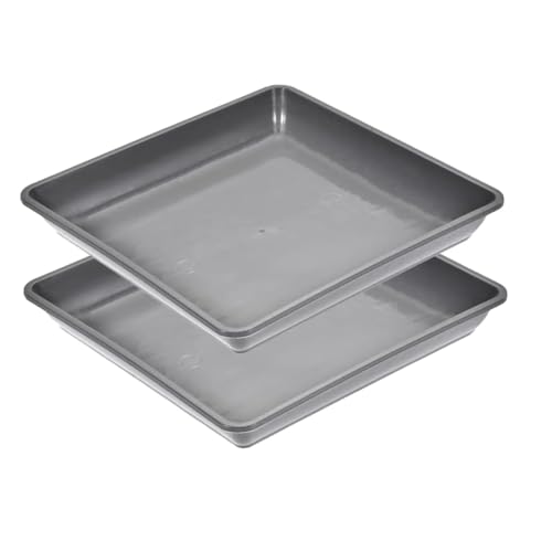 Denxahao 2 Stück Quadrat Pflanze Untersetzer Blumentöpfe Tablett Abtropfschale aus Kunststoff Untertassen für töpfe Pflanzen Untersetzer für drinnen und draußen, Gartenpflanzen, Blumen (Z-15 x 15 cm) Denxahao 2 Stück Quadrat Pflanze Untersetzer Blumentöpfe Tablett Abtropfschale aus Kunststoff Untertassen für töpfe Pflanzen Untersetzer für drinnen und draußen, Gartenpflanzen, Blumen (Z-15 x 15 cm) von Denxahao