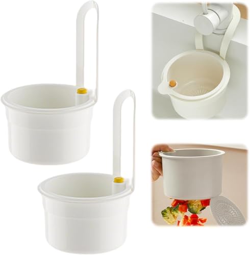 Denxahao Abflusskorb Abflussregal Küchenspüle Korb aus Kunststoff Multifunktionaler Verstellbarer Abflusskorb Spüle Abfluss Regal Runder Spüle Sieb Korb Für Gemüse Obst Küche Sieb Teesieb (2PCS-Weiß) Denxahao Abflusskorb Abflussregal Küchenspüle Korb aus Kunststoff Multifunktionaler Verstellbarer Abflusskorb Spüle Abfluss Regal Runder Spüle Sieb Korb Für Gemüse Obst Küche Sieb Teesieb (2PCS-Weiß) von Denxahao