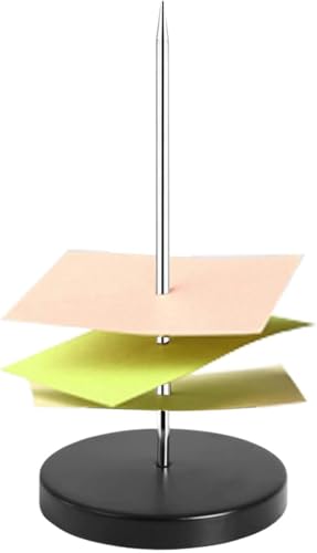 Restaurant Tickethalter,Zettelspießer Memo Halter, Zettelhalter Bon Aufspießer -Edelstahl Kassenbon Halter Rechnungen Spike für Küche Hotel Restaurant Cafe Büro (1PCS-Schwarz) von Denxahao