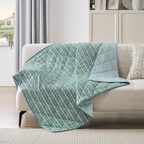 Deodar Kühldecke Sommerdecke Körper kühl halten für Besseren Schlaf Q-Max 0,48 Selbstkühlende Decke Sofadecke Cooling Blanket 2 in 1 Doppelseitige Decke mit Kühlfasern & Baumwolle 150 x 200cm von Deodar