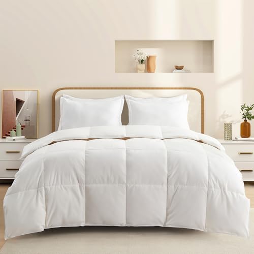 Deodar Leicht Sommer Bettdecke 135x200, 6 Tog Gänsedaunendecke Federdecke Atmungsaktiv, 250 GR/m² Daunen | Feder Füllung, Steppdecke Ganzjahresdecke Waschbar, Öko-Tex und RDS Zertifiziert von Deodar