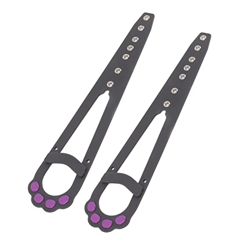 Deosdum 2 Stück Katzentürhalter Riegel Verstellbare Katze Türhalter Riegel Katze Türstopper Halten Hunde draußen (Schwarz) von Deosdum