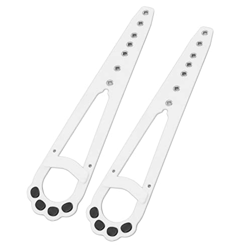 2 Stück Katzentürhalter Riegel Verstellbare Katze Türhalter Riegel Katze Türstopper Halten Hunde draußen (Weiß) von Deosdum