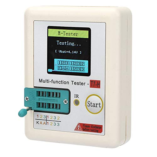 TC T7-H TFT-Transistor-Tester, Grafik-Display, Multifunktionstest, N-Tester, T7-Transistor, 11 x 7 x 3 von Deosdum