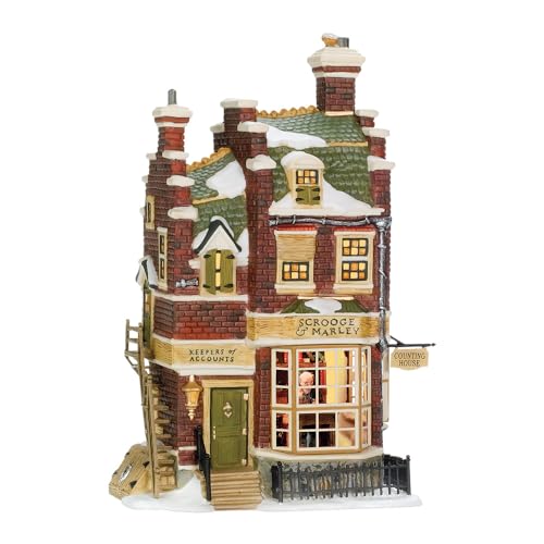 Department 56 Dickens' Village Scrooge and Marley Counting House Lit Building Department 56 Dickens' Village Scrooge and Marley Counting House Lit Building von Department 56