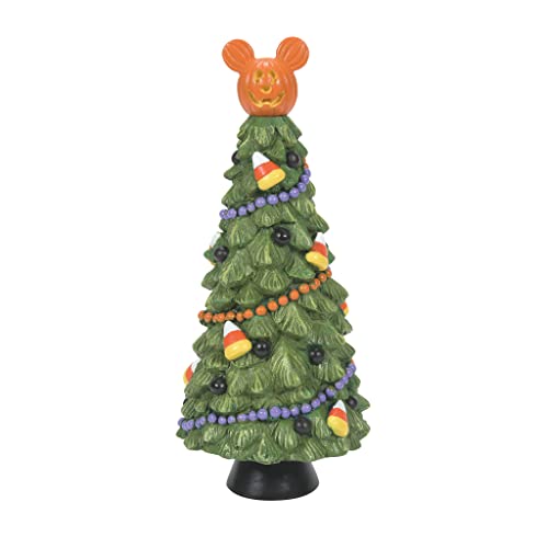 Department 56 Disney Halloween Village Zubehör Kürbistown Manor Tree Figur, 16,5 cm, Mehrfarbig von Department 56