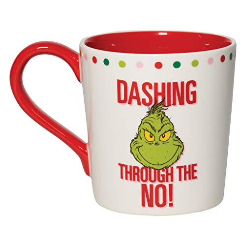 Department 56 Dr. Seuss The Grinch Dashing Through The No Kaffeebecher, 1 Stück, mehrfarbig von Department 56