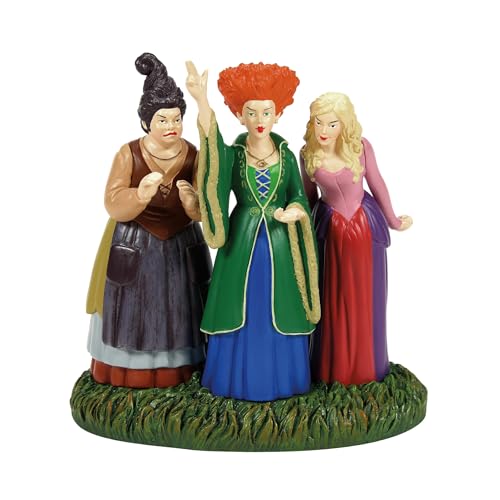 Department 56 Hocus Pocus Village Accessories The Sanderson Sisters Amok Figur, 9,5 cm, Mehrfarbig von Department 56