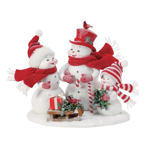 Department 56 Possible Dreams Accessories Schneemann-Familienfigur, 22,9 cm, Mehrfarbig von Department 56