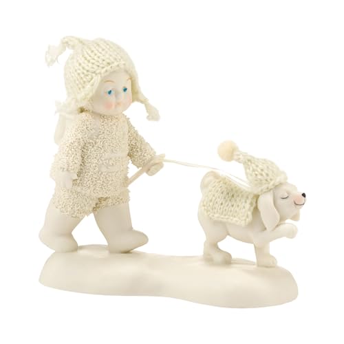 Department 56 Snowbabies Porzellan-Figur Hundetage des Winters, 11,4 cm, Weiß von Department 56