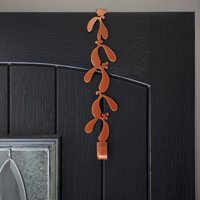 Handgemachte Mistelkranz-Aufhänger, Exklusives Design, Haken Über Der Tür, Weihnachtskranz-Aufhänger-Hand Gefuttert von DepartmentOfGifting