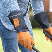 Personalisierte Denim-Gartenhandschuhe , Ein Perfektes Geschenk Für Papa Oder Opa-Individuelles-Originelles Geschenk-Kurze Gartenhandschuhe von DepartmentOfGifting