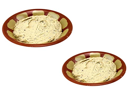 Dependable Industries inc. Essentials 2-teiliges Set aus Melamin Hummus & Guacamole Servierschale Dip-Schüssel Gewürz Humusschale von Dependable Industries inc. Essentials