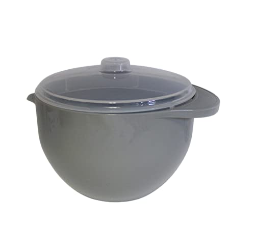 Mikrowellen-Suppen- und Eintopfbereiter, Mikrowellenschüssel mit Ausguss und Spritzdeckel, zum Kochen von Mahlzeiten in Minuten, Reis, Nudeln, Müsli, Hafer und mehr, 1,2 l von Dependable Industries inc. Essentials