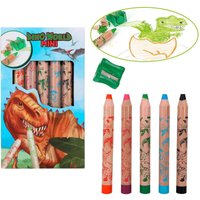 DEPESCHE Buntstifte Dino World Mini Dino Mehrfarbig von Depesche