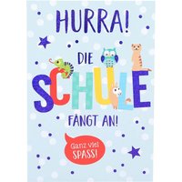 DEPESCHE Glückwunschkarte Einschulung DIN B6 von Depesche