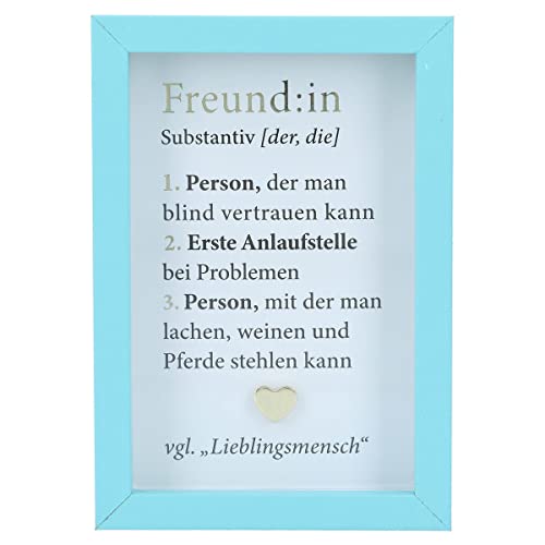 Depesche 11625-026 - Bilderrahmen mit Kompliment, kleiner Deko-Rahmen mit hübschem Spruch, ca. 8,4 x 5,8 x 1,9 cm, ideal als Geschenk oder kleine Aufmerksamkeit von Depesche