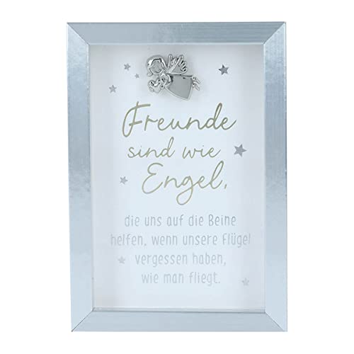 Depesche 11625-038 - Bilderrahmen mit Kompliment, kleiner Deko-Rahmen mit hübschem Spruch, ca. 8,4 x 5,8 x 1,9 cm, ideal als Geschenk oder kleine Aufmerksamkeit von Depesche