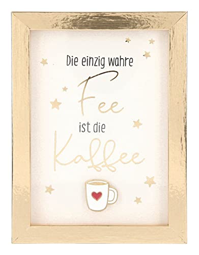 Depesche 11626-015 - Bilderrahmen mit Kompliment, kleiner Deko-Rahmen mit hübschem Spruch, ca. 12 x 9 x 1,9 cm, ideal als Geschenk oder kleine Aufmerksamkeit von Depesche