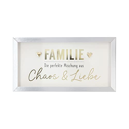 Depesche 11627-004 - Bilderrahmen mit Kompliment, kleiner Deko-Rahmen mit hübschem Spruch, ca. 19 x 10 x 1,9 cm, ideal als Geschenk oder kleine Aufmerksamkeit von Depesche