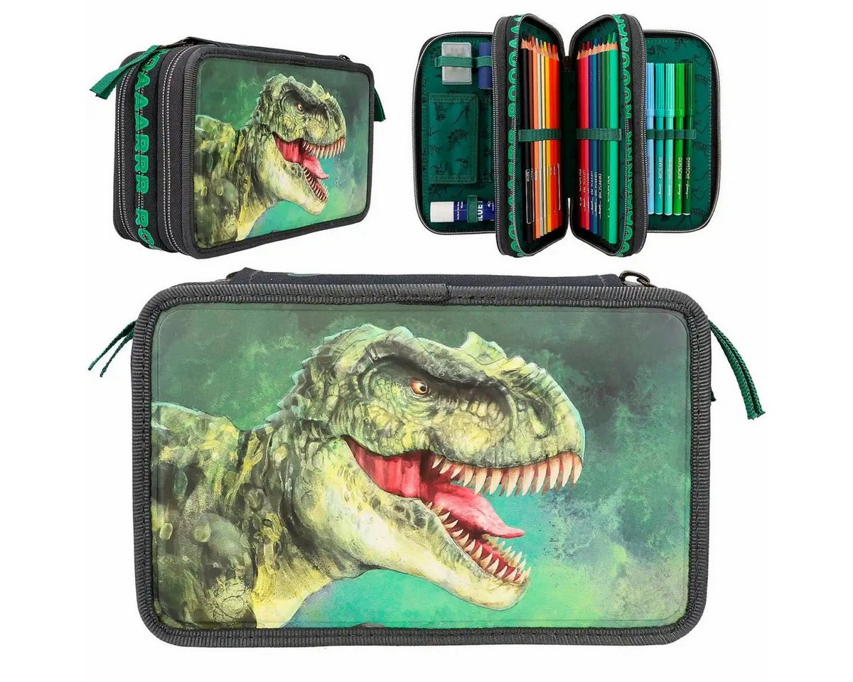 Depesche Büro-Set DEPESCHE DINO World Federtasche Triple 3D Effekt Depesche Büro-Set DEPESCHE DINO World Federtasche Triple 3D Effekt von Depesche