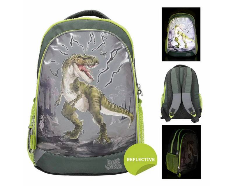 Depesche Büro-Set DEPESCHE DINO World Schulrucksack - Reflektierend & Sicher für Schulki von Depesche