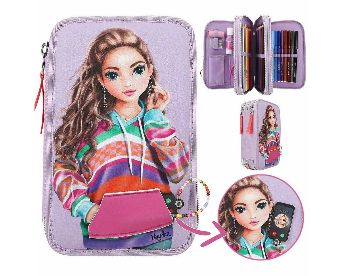 Depesche Büro-Set DEPESCHE TOPModel Federtasche JOY - 3-Fach gefüllt mit Smartphone-Desi Depesche Büro-Set DEPESCHE TOPModel Federtasche JOY - 3-Fach gefüllt mit Smartphone-Desi von Depesche