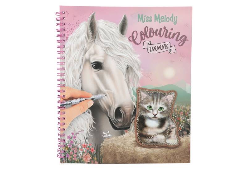 Depesche Malvorlage Miss Melody Pferde Bauernhoftiere Malbuch Buch inkl. Sticker (1-St), Ausmalbuch von Depesche