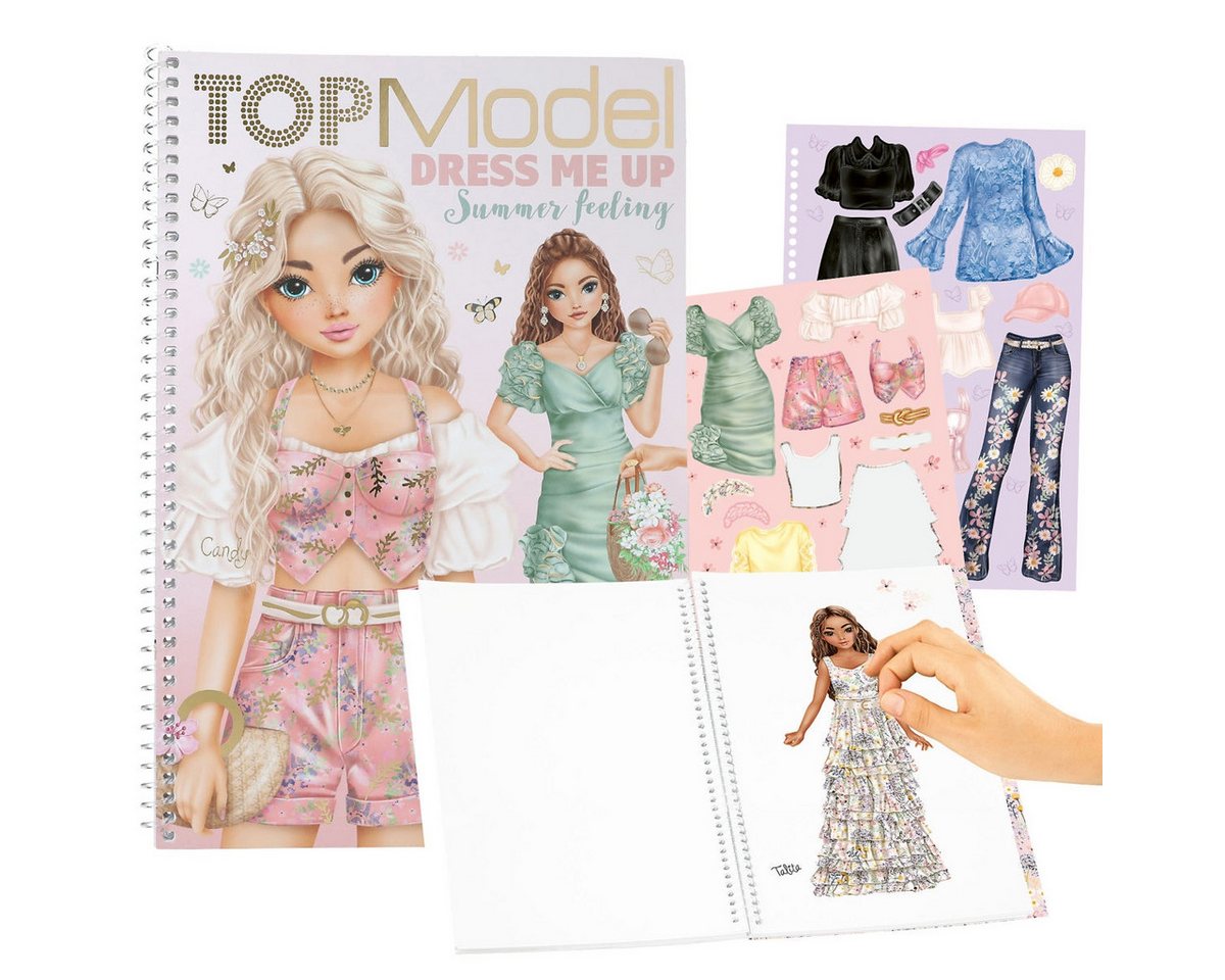 Depesche Stickerbuch DEPESCHE TOPModel Dress Me Up Stickerbuch SUMMER FEELING von Depesche