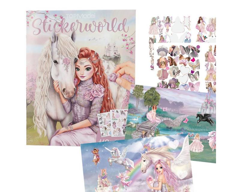 Depesche Stickerbuch DEPESCHE TOPModel Stickerworld VIVA VIOLET - Premium Stickerbuch Depesche Stickerbuch DEPESCHE TOPModel Stickerworld VIVA VIOLET - Premium Stickerbuch von Depesche