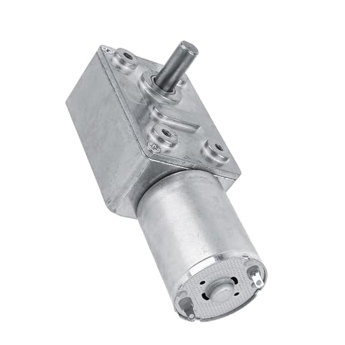 Depisuta 12 V Reversible High Drehmoment Getriebe Motor, Geeignet für Türöffner, Miniaturwinde - CW/CCW -Rotation Getriebekasten (5RPM) von Depisuta