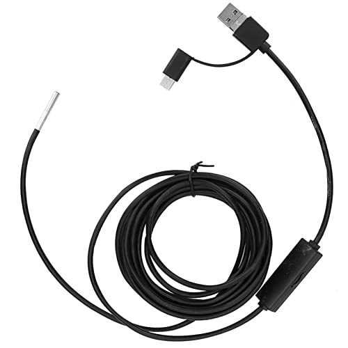 Depisuta 3,9 Mm Endoskop mit 6 Einstellbaren LED -Leuchten - 16,4 Fuß Kabel für Typec Peripheriegeräte (3,5 Meter weiche Linie) von Depisuta