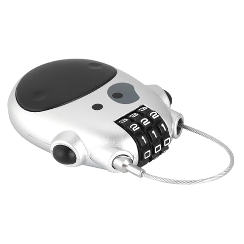 Depisuta 3 -Zahlen, die die Kinderwagenschloss -Kombination aus Smoler Lock Kombination für Eisige Familien Kombinieren [leicht zu erinnern] (ABS Material) (SILVER) von Depisuta