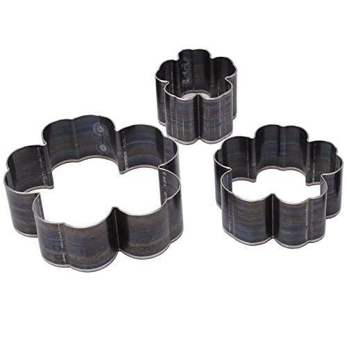 Depisuta 3pcs Legierungsstahlstahlblütenschneider -Set, Langlebiges Schnitzbeinwerkzeug für Lederwaren, Geeignet für Mehrere Größen Depisuta 3pcs Legierungsstahlstahlblütenschneider -Set, Langlebiges Schnitzbeinwerkzeug für Lederwaren, Geeignet für Mehrere Größen von Depisuta