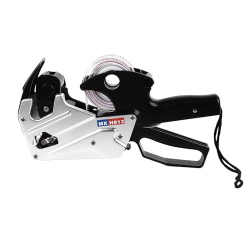 Depisuta 8 -stellige Preisschild -Waffe, Löschen von Label Label Maker Werkzeug mit Metallkonstruktion für Supermarkt Lebensmittelgeschäfte. von Depisuta