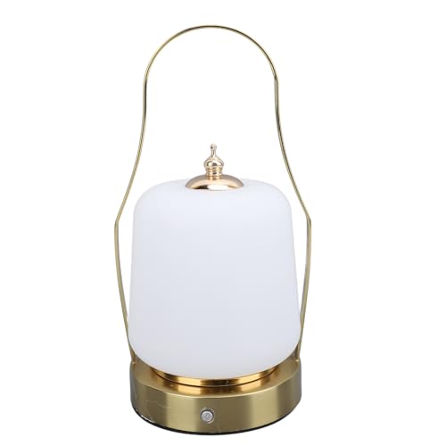 Depisuta Akku-Laterne, Stuftlos Dimmbare LED-Laterne, Tragbare Tischlampe MIT Griff, 3600-Mah-Akku, Outdoor-Nachtlampenlaterne für Heimz-Office-Camping von Depisuta