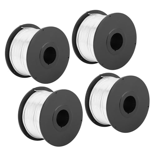 Depisuta Befestigungsdraht mit Niedriger Laube in Stahl mit Niedrigem Kohlenstoffgehalt von 0,8 Mm, 110 M Roller, Angepasst an Bauarbeiter, 4PCS / SET von Depisuta